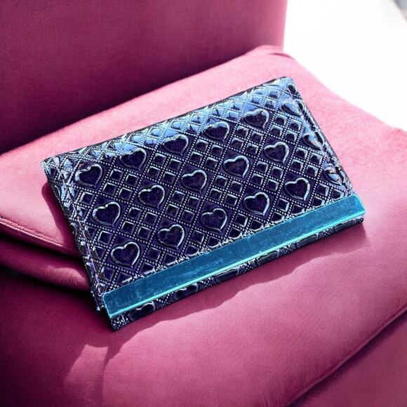 Purple Heart Retro Small New In Pack Card Wallet ID Card Holder Unused Deadstock - Picture 6 of 16